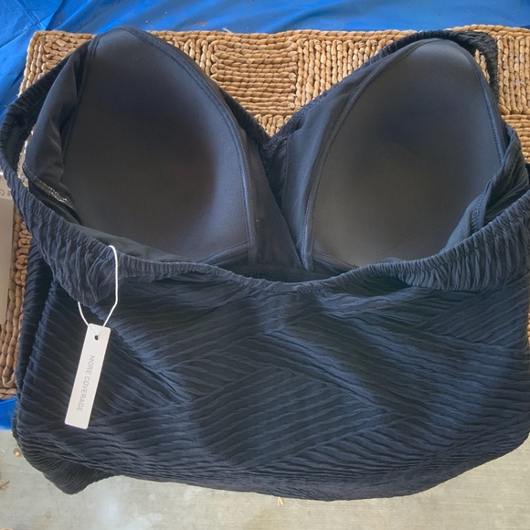 GOTTEX DIAGONAL RIBBED SWIMSUIT - Picture 4 of 6